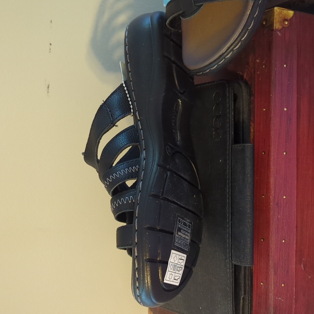 New With Tags Women's Skechers Luxe Form Slip On Wedge Sandals Black Sz 7 - Picture 6 of 16